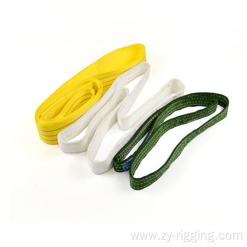 Single Webbing Slings endless polyester round lifting sling